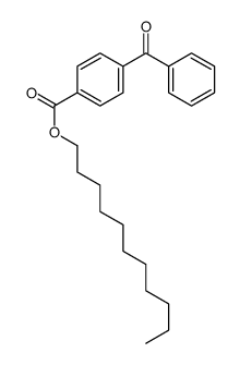 undecyl 4-benzoylbenzoate Structure