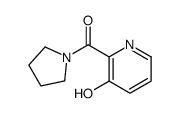 (3-hydroxypyridin-2-yl)-pyrrolidin-1-ylmethanone结构式