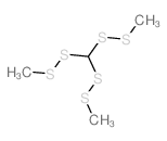 tris(methyldisulfanyl)methane Structure