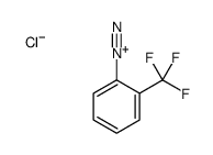 2-(trifluoromethyl)benzenediazonium,chloride Structure