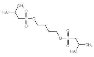 2-methyl-1-[4-(2-methylpropylsulfonyloxy)butoxysulfonyl]propane Structure