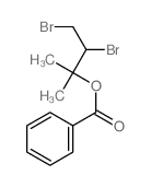 (3,4-dibromo-2-methyl-butan-2-yl) benzoate Structure