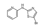 5-bromo-N-pyridin-2-yl-1,3-thiazol-2-amine结构式