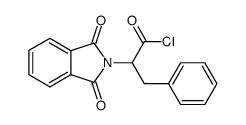 3-phenyl-2(S)-phthalimidopropionic acid chloride结构式