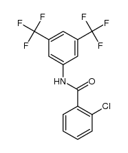 N-(3,5-bis(trifluoromethyl)phenyl)-2-chlorobenzamide Structure