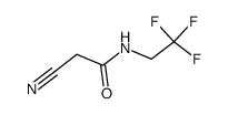 2-cyano-N-(2,2,2-trifluoroethyl)acetamide结构式