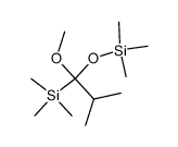 (1-methoxy-2-methyl-1-((trimethylsilyl)oxy)propyl)trimethylsilane结构式