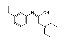 2-(diethylamino)-N-(3-ethylphenyl)acetamide结构式