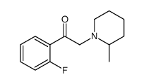 Ethanone,1-(2-fluorophenyl)-2-(2-methyl-1-piperidinyl)-(9CI)结构式