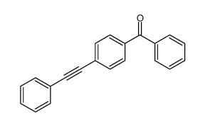 phenyl-[4-(2-phenylethynyl)phenyl]methanone结构式