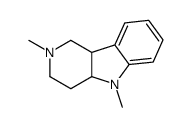 (4aR,9bR)-2,5-Dimethyl-2,3,4,4a,5,9b-hexahydro-1H-pyrido[4,3-b]indole结构式