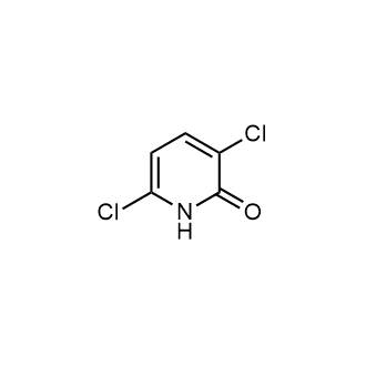 3,6-二氯吡啶-2(1H)-酮结构式