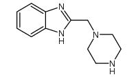 2-Piperazin-1-ylmethyl-1H-benzoimidazole structure