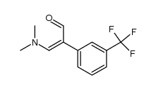 3-(dimethylamino)-2-[(3-trifluoromethyl)phenyl]-2-propenal Structure