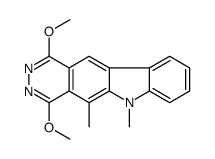1,4-dimethoxy-5,6-dimethylpyridazino[4,5-b]carbazole Structure