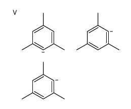 1,3,5-trimethylbenzene-6-ide,vanadium Structure