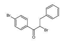 2-bromo-1-(4-bromophenyl)-3-phenylpropan-1-one结构式