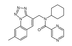 Pyrazinecarboxamide, N-cyclohexyl-N-[(8-methyltetrazolo[1,5-a]quinolin-4-yl)methyl]- (9CI) picture
