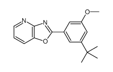 2-(3-(1,1-dimethylethyl))-5-methoxyphenyloxazolo(4,5-b)pyridine picture