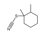 (1,2-dimethylcyclohexyl) thiocyanate结构式