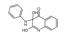 3-anilino-3-hydroxy-1H-quinoline-2,4-dione Structure