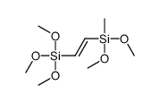 dimethoxy-methyl-(2-trimethoxysilylethenyl)silane Structure