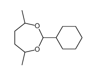 2-cyclohexyl-4,7-dimethyl-1,3-dioxepane Structure