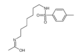 N-[7-[(4-methylphenyl)sulfonylamino]heptyl]acetamide结构式