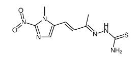 4-(3-methyl-2-nitro-3H-imidazol-4-yl)-but-3-en-2-one thiosemicarbazone结构式