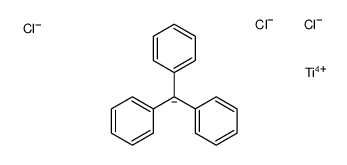 diphenylmethylbenzene,trichlorotitanium(1+)结构式