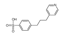 4-(3-pyridin-4-ylpropyl)benzenesulfonic acid结构式