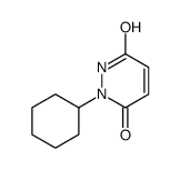 2-cyclohexyl-1H-pyridazine-3,6-dione结构式