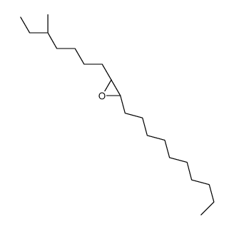 (2S,3R)-2-decyl-3-(5-methylheptyl)oxirane结构式