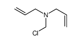 N-(chloromethyl)-N-prop-2-enylprop-2-en-1-amine结构式