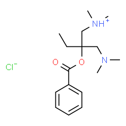 1,1-bis[(dimethylamino)methyl]propyl benzoate monohydrochloride结构式
