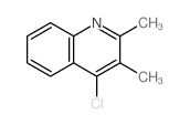 Quinoline, 4-chloro-2,3-dimethyl-结构式