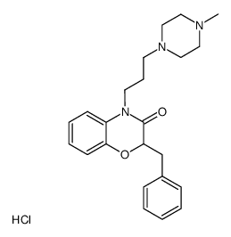 2-benzyl-4-[3-(4-methyl-piperazin-1-yl)-propyl]-4H-benzo[1,4]oxazin-3-one, dihydrochloride结构式