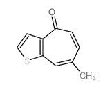 3-methyl-10-thiabicyclo[5.3.0]deca-2,4,8,11-tetraen-6-one Structure