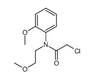2-chloro-N-(2-methoxyethyl)-N-(2-methoxyphenyl)acetamide结构式