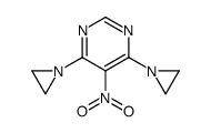 4,6-bis(aziridin-1-yl)-5-nitropyrimidine Structure
