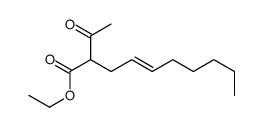 ethyl 2-acetyldec-4-enoate Structure