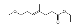 ethyl 7-methoxy-4-methylhept-4-enoate结构式