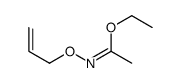 ethyl N-prop-2-enoxyethanimidate结构式