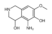 4,6-Isoquinolinediol, 5-amino-1,2,3,4-tetrahydro-7-methoxy- (9CI) structure