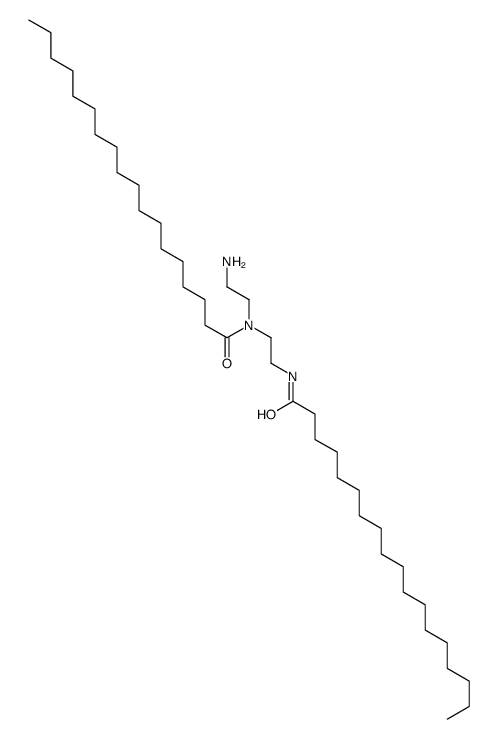 N-(2-aminoethyl)-N-[2-(stearoylamino)ethyl]stearamide structure