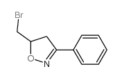 5-(BROMOMETHYL)-3-PHENYL-4,5-DIHYDROISOXAZOLE结构式