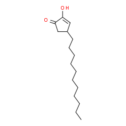 2-hydroxy-4-undecylcyclopent-2-en-1-one Structure