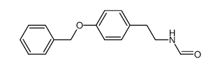 N-Formyl-2-(4-benzyloxyphenyl)ethylamin Structure