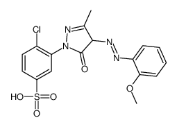 1-(2-CHLORO-5-SULFOPHENYL)-3-METHYL-4-(2-METHOXYPHENYL)AZO-2-PYRAZOLIN-5-ONE picture