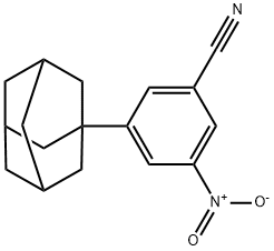 3-Nitro-5-(tricyclo[3.3.1.13,7]decan-1-yl)benzonitrile结构式